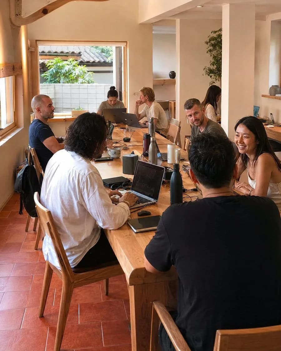People who arrive